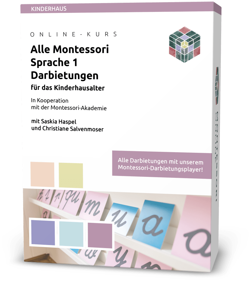 Montessori Modul Schreiben und Lesen lernen Sandpapierbuchstaben