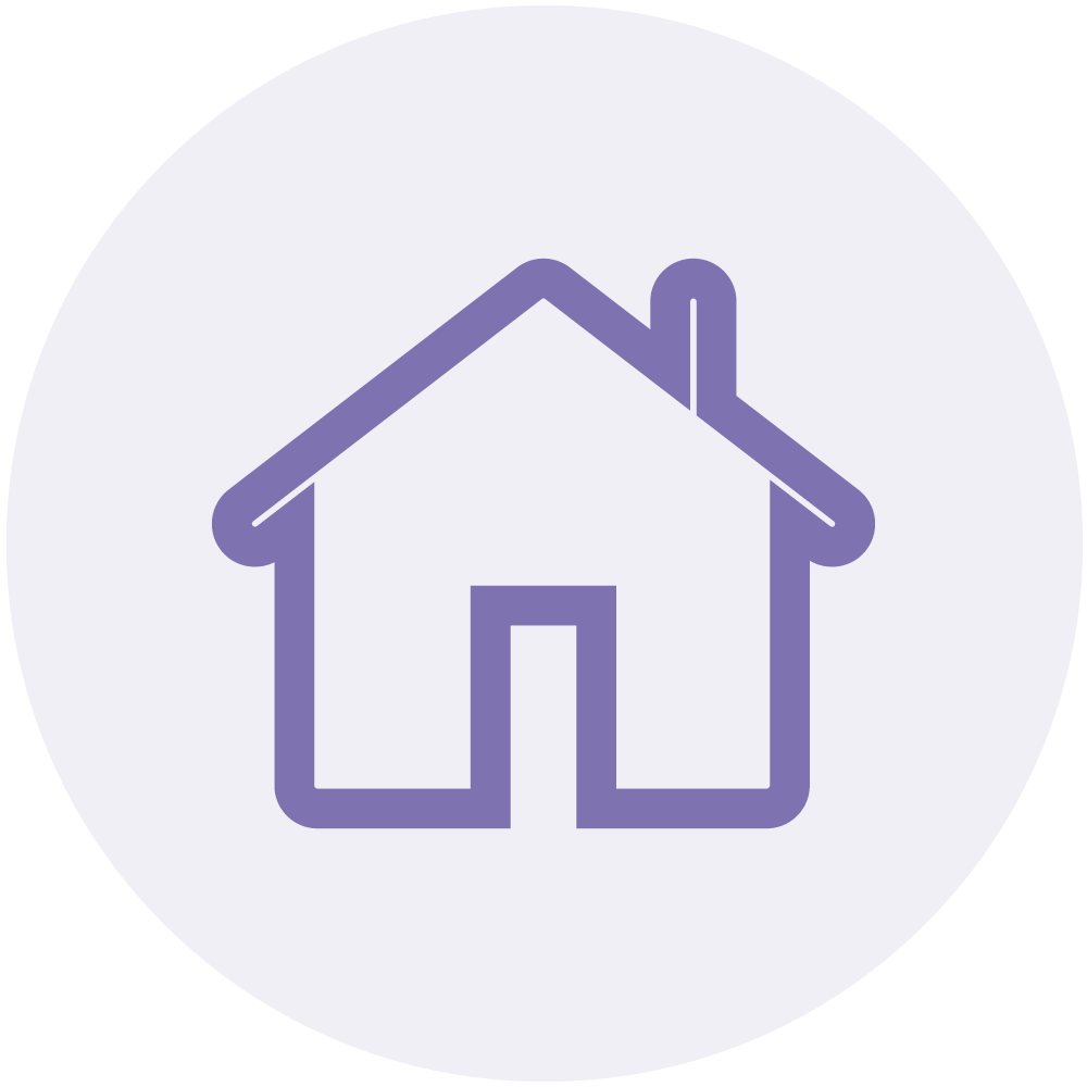 Grundlagen Online Kurs Montessori Icon Kreis Haus